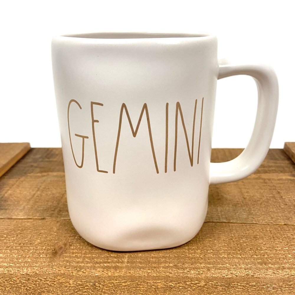 Rae Dunn Gemini Astrological Sign Mug Artisan Collection by Magenta Gold